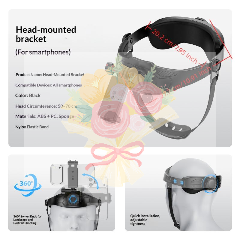 Head Strap Mount For Action Ca - огляд і ціна Fishing Camera